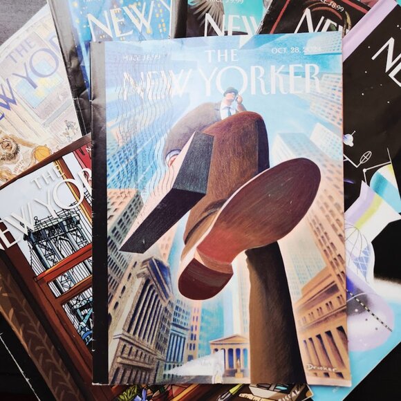 The New Yorker Magazine Bundle Lot of 7 Magazines RANDOM DATES Reading bundle Yo - Picture 3 of 13